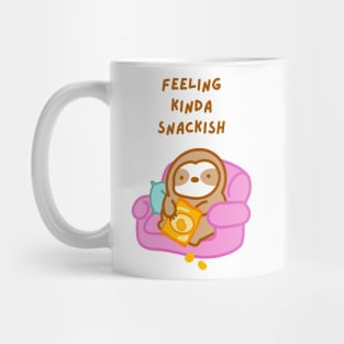 Feeling Kinda Snackish Snack Sloth Mug